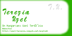 terezia uzel business card